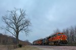 Westbound BNSF Empty Grain at Weston